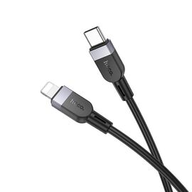  Кабель HOCO X109 Energy PD silicone charging data cable IP (L=1M) - Black 