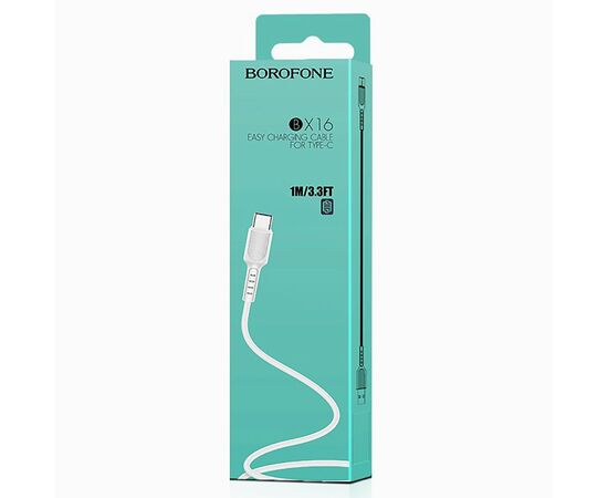  Кабель USB - Type-C Borofone BX16 Easy (white) 