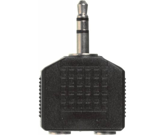  Адаптер аудио Ningbo JAAA095-B 2xJack 3.5 (f)/Jack 3.5 (m) черный 