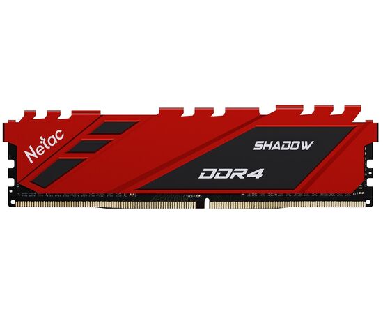  ОЗУ Netac Shadow NTSDD4P36SP-08R DDR4 8GB 3600MHz CL18 1.35V / Red / with radiator 