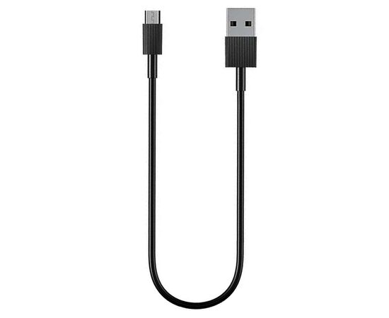  Кабель USB REMAX RC-120m Chaino Mini USB - MicroUSB, 3A, 30 см, черный 