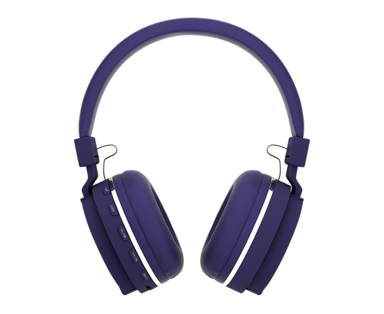  Bluetooth-наушники накладные 5.0 200mAh More choice HW15 (Purple) 
