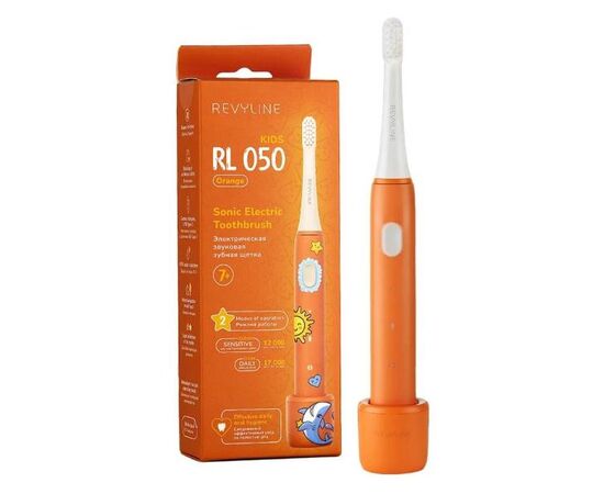  Детская зубная щётка Revyline RL 050 Kids оранжевая 