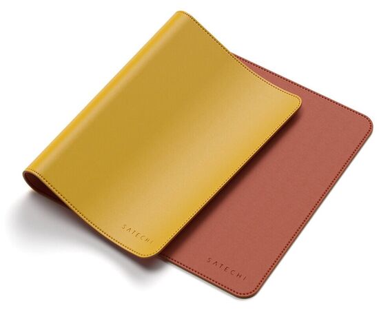  Коврик Satechi Dual Side Eco-Leather Deskmate Yellow Orange ST-LDMYO 