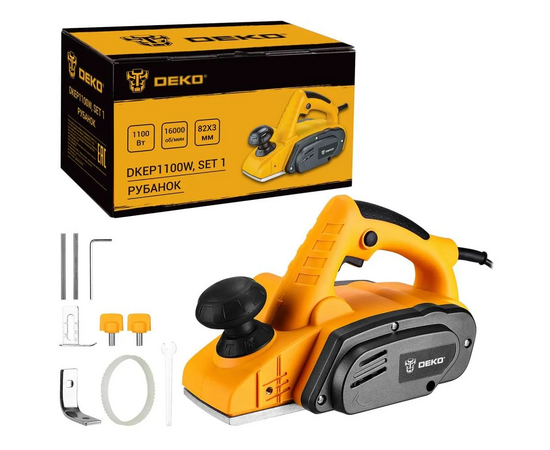 Рубанок Deko DKEP1100W Set1 (083-1074) 